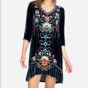 Johnny Was Delphine Velvet Tunic Dress(D)